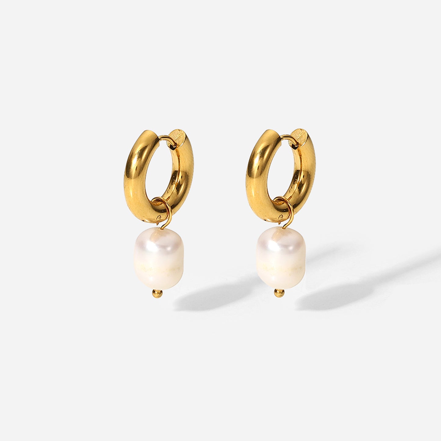 Pearl pendant earrings for women