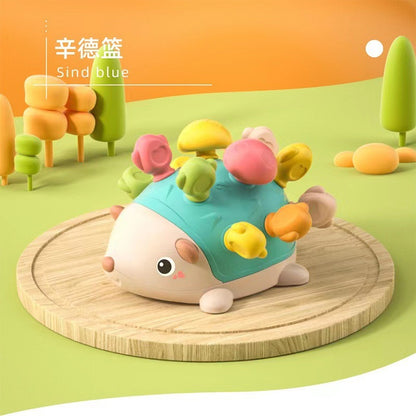 Baby Fine Motor Focus Training Hedgehog Puzzle Early Educational Toy