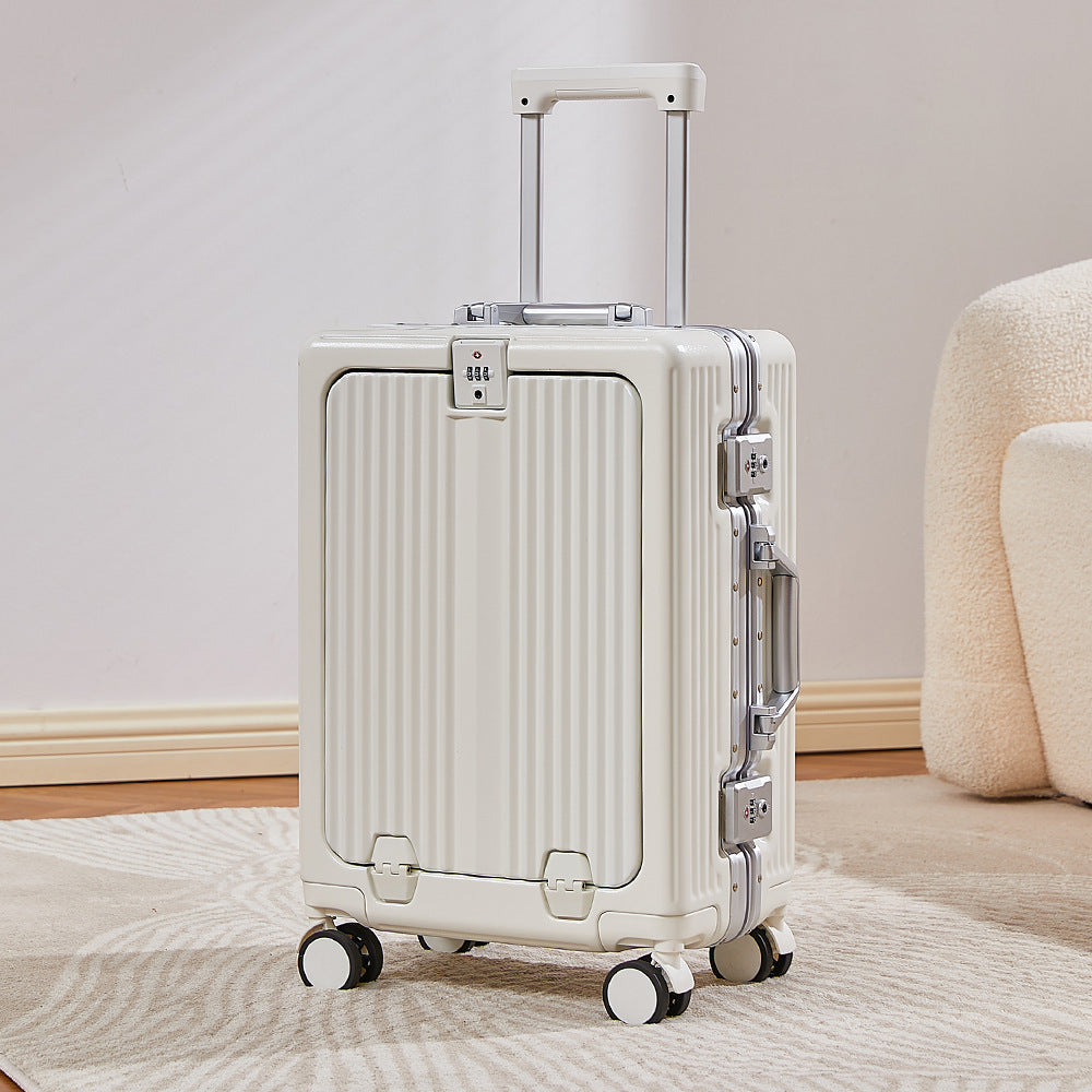 Front open suitcase 20 inch boarding case