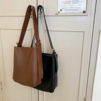 Bolso mensajero sencillo retro chic para mujer. 