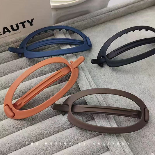 Large matte hairpin for women