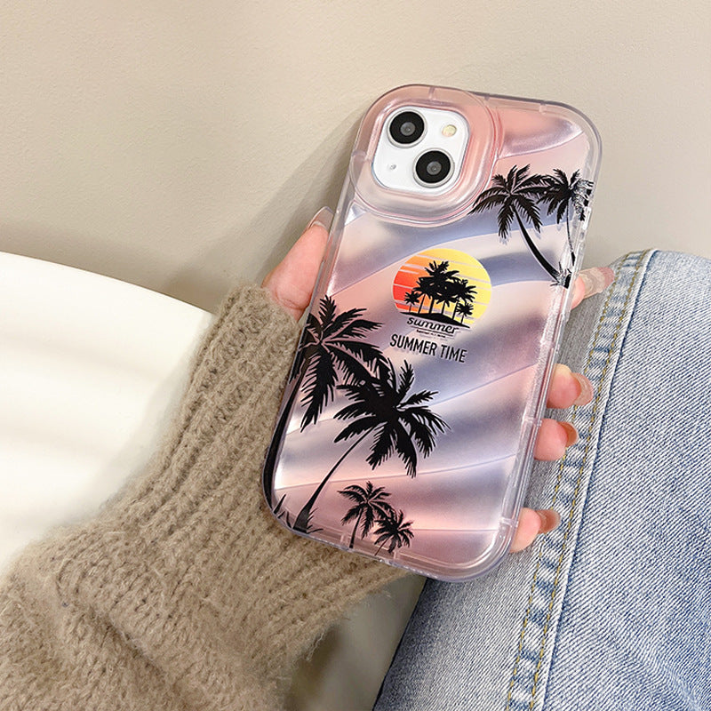 Apple 15 Pro Wave Summer Heat iPhone 12/11 Coconut Tree Shockproof