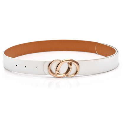 Button Belt Women's Jeans