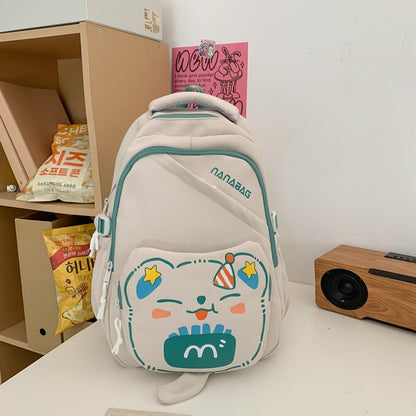 Cute cartoon student school bag large capacity backpack
