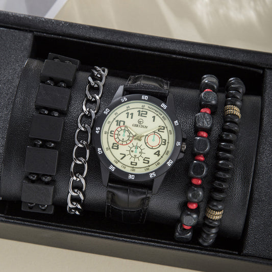 Alloy watch bracelet set