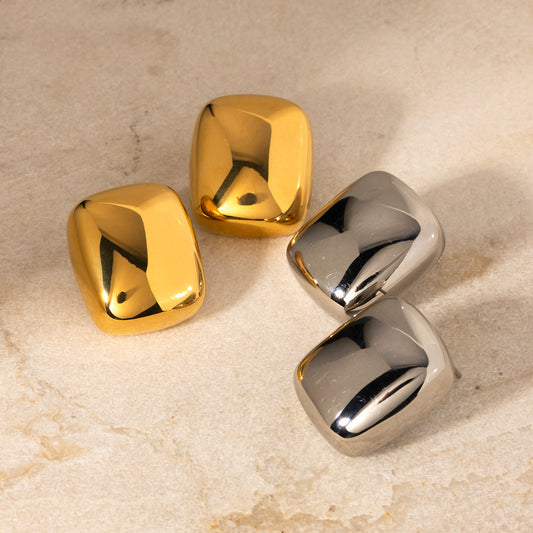 Chubby Square Earrings