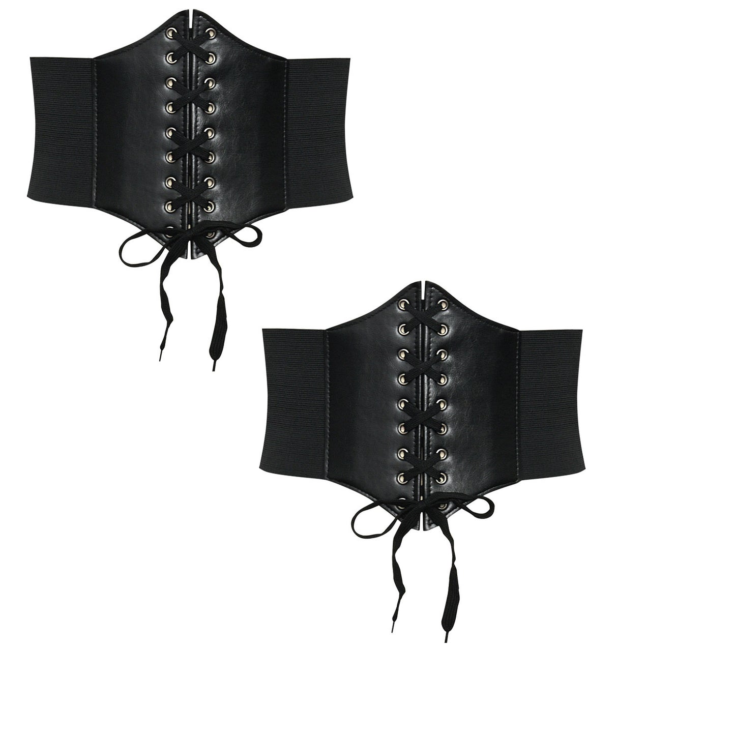 Elastic waist width belt