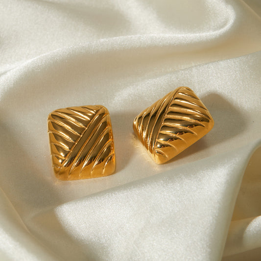Square Braided Earrings