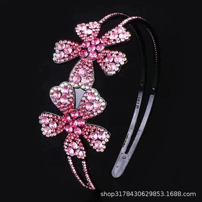 Headband spring and summer light luxury single flower headdress