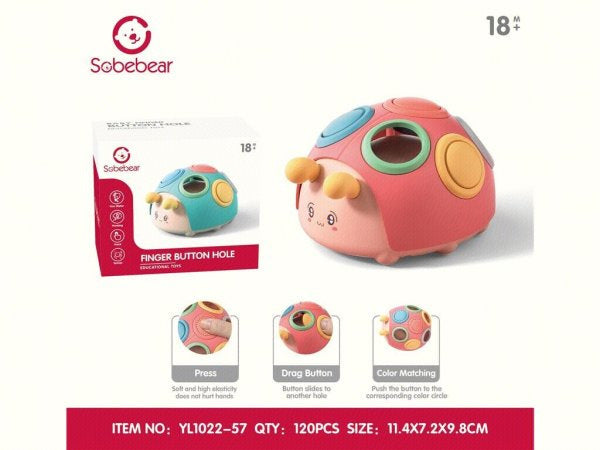 Baby Fine Motor Focus Training Hedgehog Puzzle Early Educational Toy