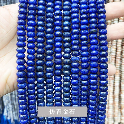 6 * 4Mm natural stone crystal abacus beads loose beads