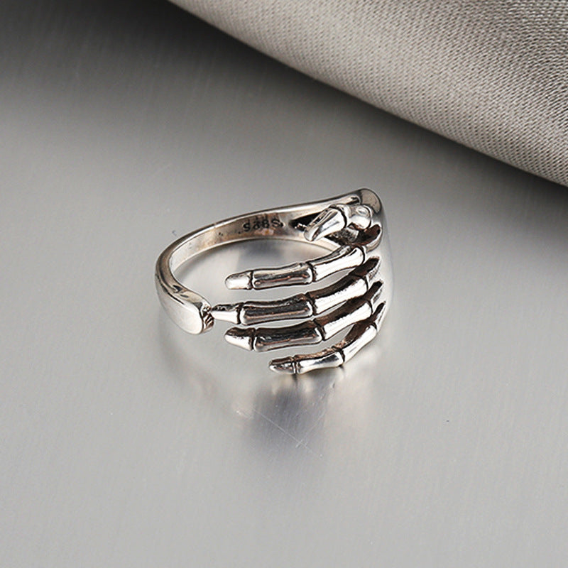 Retro Punk Ghost Hand Ring