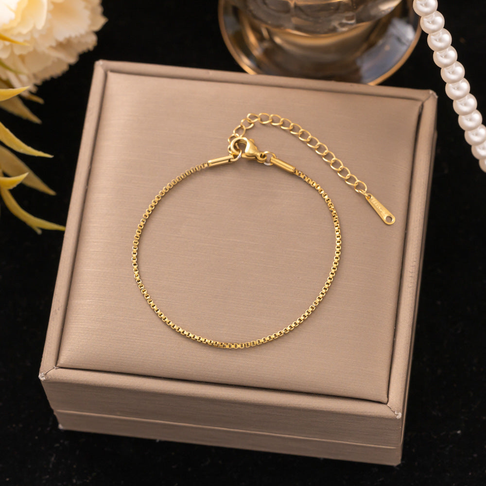 18K Gold Titanium Steel Bracelet