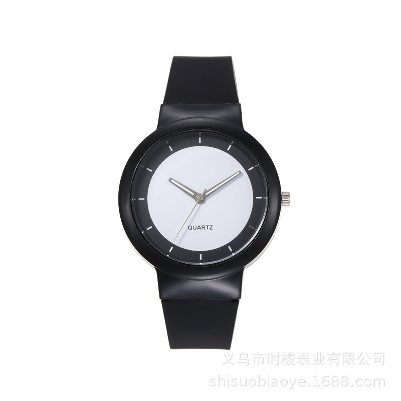 Student Candy Color Silicone Watch Minimalist Sport