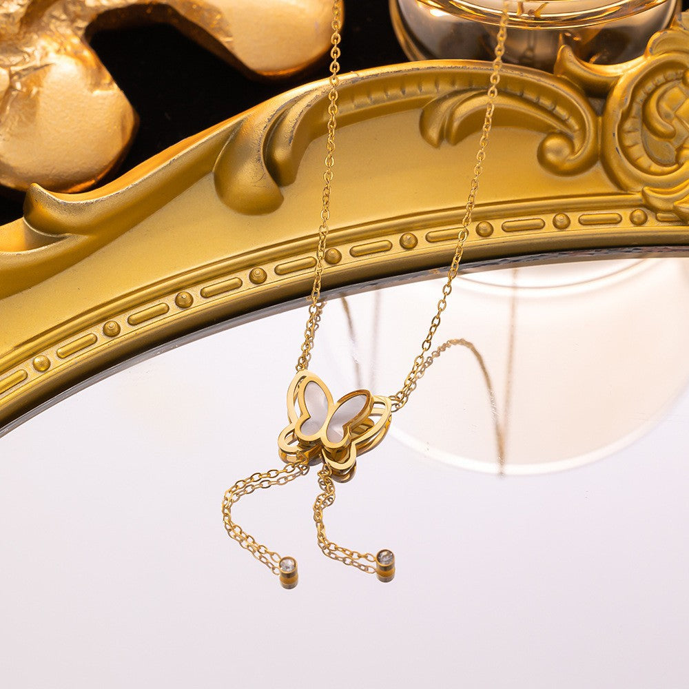 Titanium Steel Mori Design Necklace