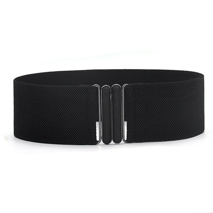 Simple buckle wide belt women's waist seal