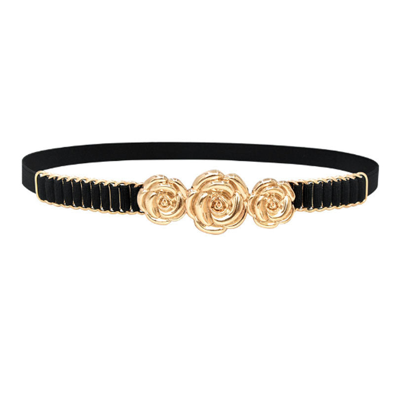 Elastic belt women's fine decorative elasticity