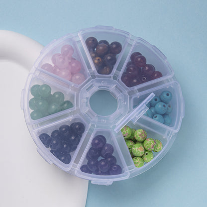 8MM round beads colorful natural stone loose beads jewelry