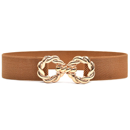 Elastic belt women's wide waist seal simple wholesale