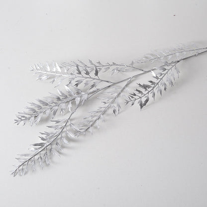 Silver flower arrangement artificial flowers