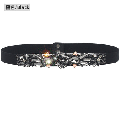 Crystal rhinestone belt fashion