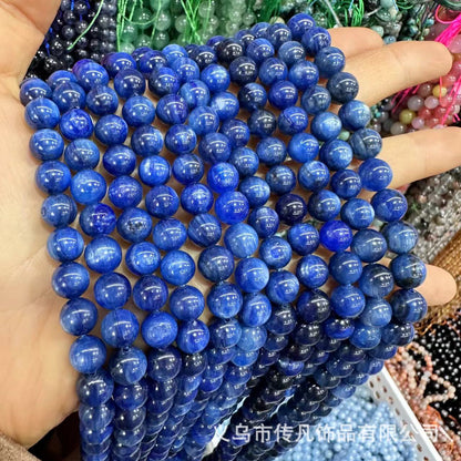 A-grade kyanite round beads loose beads