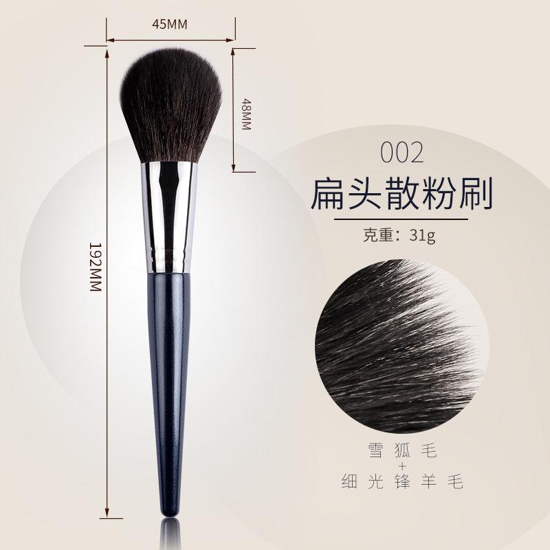 24-Piece Animal Hair Makeup Brush Set