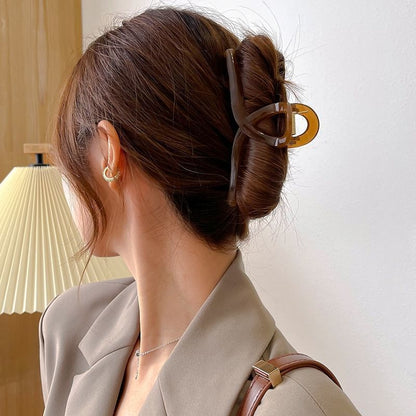 13CM oversized retro grab clip female