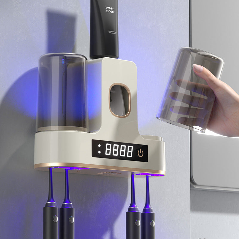 UV Smart Toothbrush Sanitizer Wall-Mounted