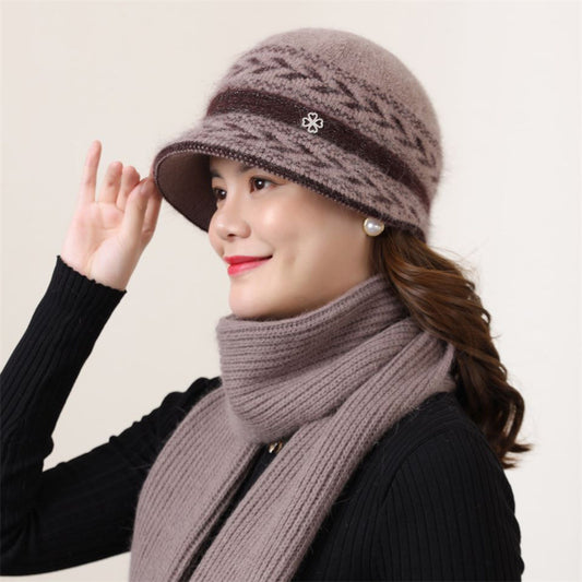 Gorro de punto para personas mayores 