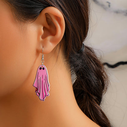 Pendientes de calavera de calabaza Pendientes de joyería 