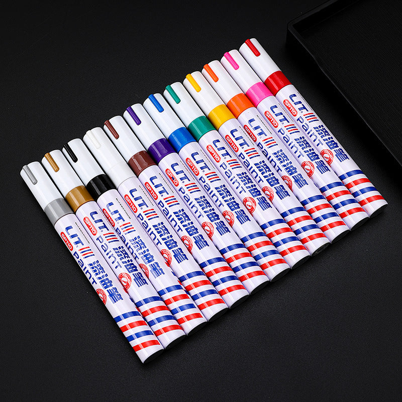 Permanent oil marker