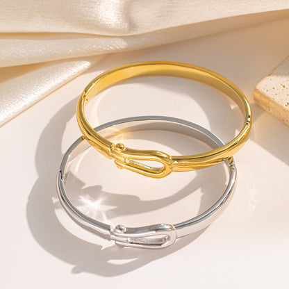 Chic Stainless Steel Bracelet, Hot Vacuum Plated