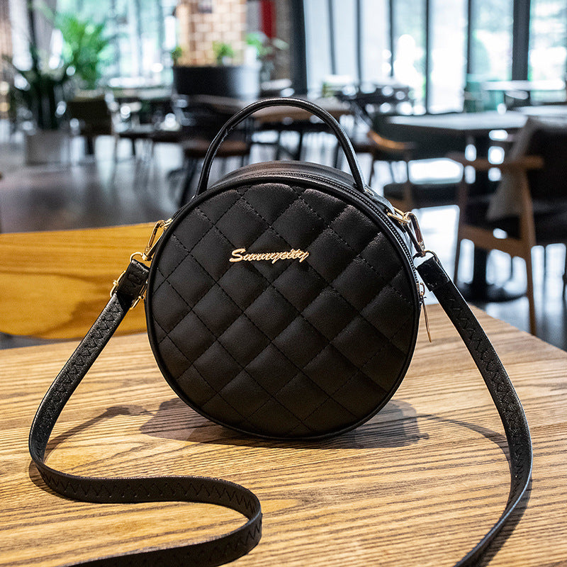 Retro small round bag messenger bag