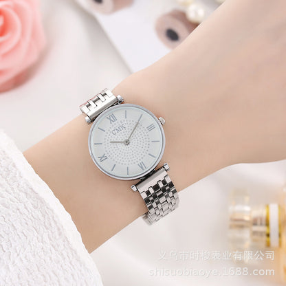 Reloj de lujo para mujer con diamantes de imitación 