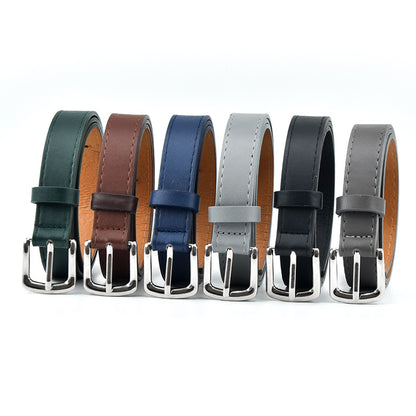 Fashion thin belt women's simple