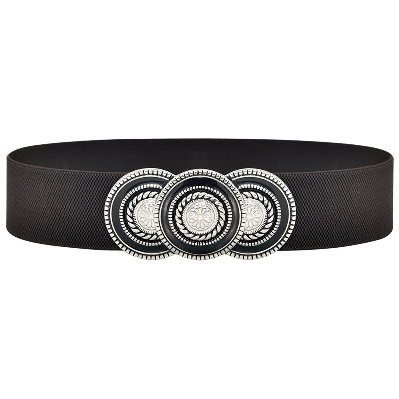 red Black Waist Seal Ladies Fashion