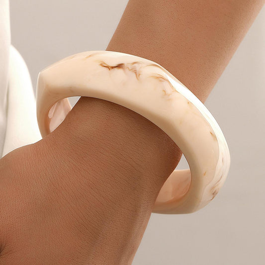 Abstract Irregular Resin Bracelet
