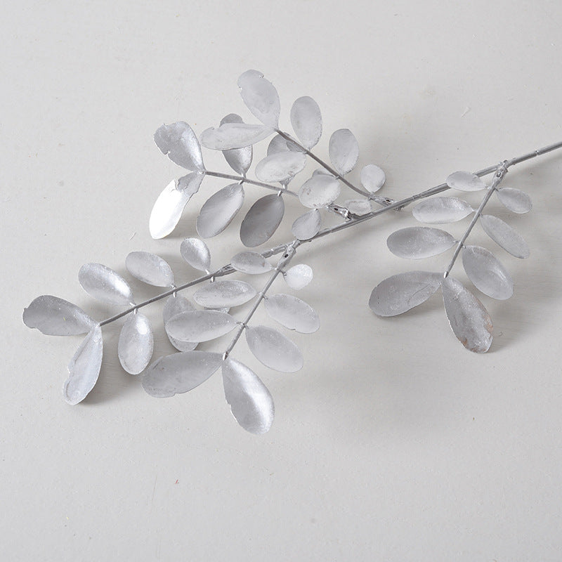 Silver flower arrangement artificial flowers