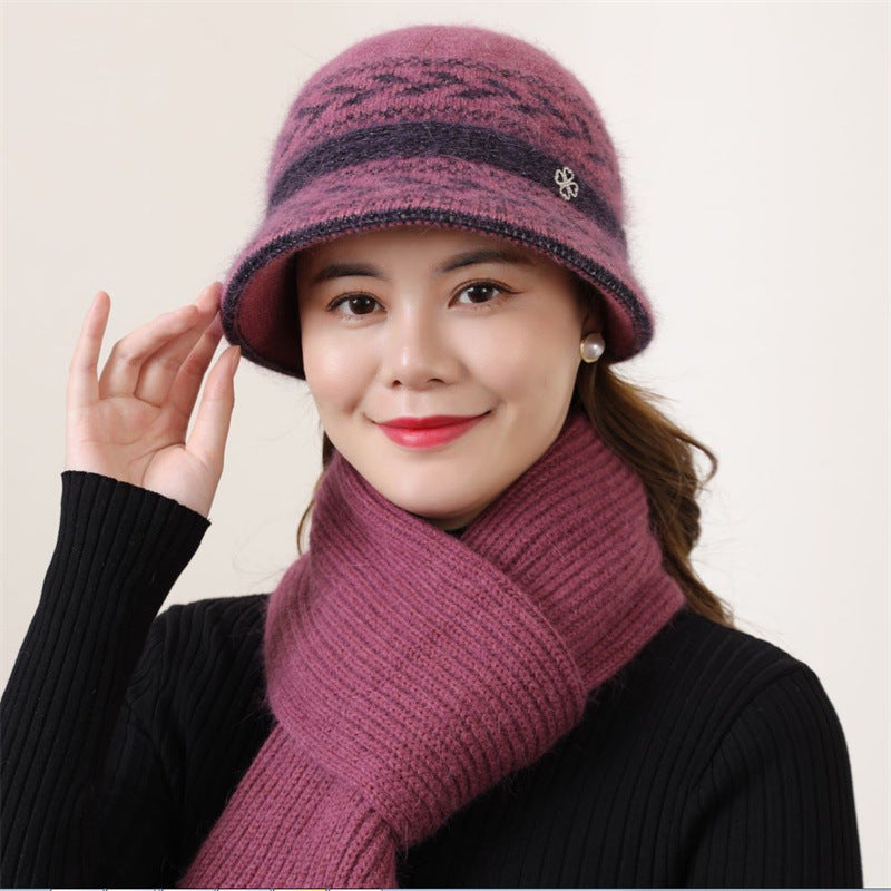 Gorro de punto para personas mayores 