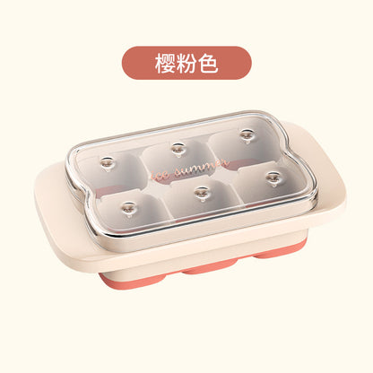 Silicone Mini Ice Cube Tray with Lid