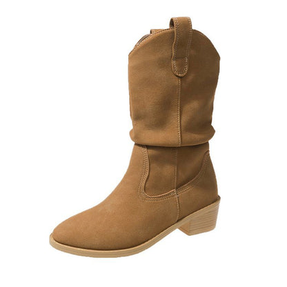 Pile boots women's inner heightening knight boots