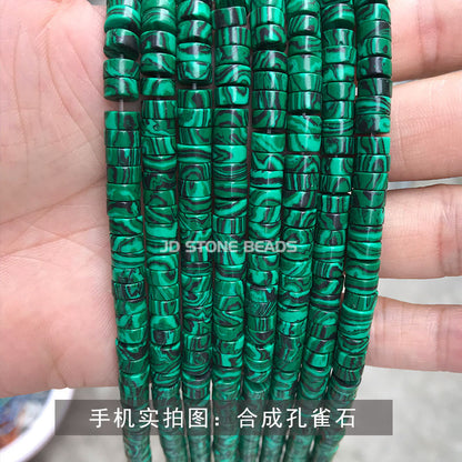 3 * 6Mm natural stone right angle disc loose beads