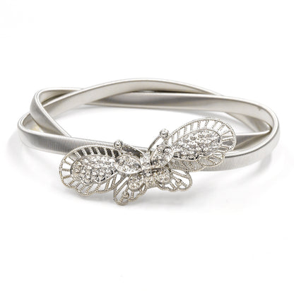 Elastic Metal Belt Gold Waist Chain