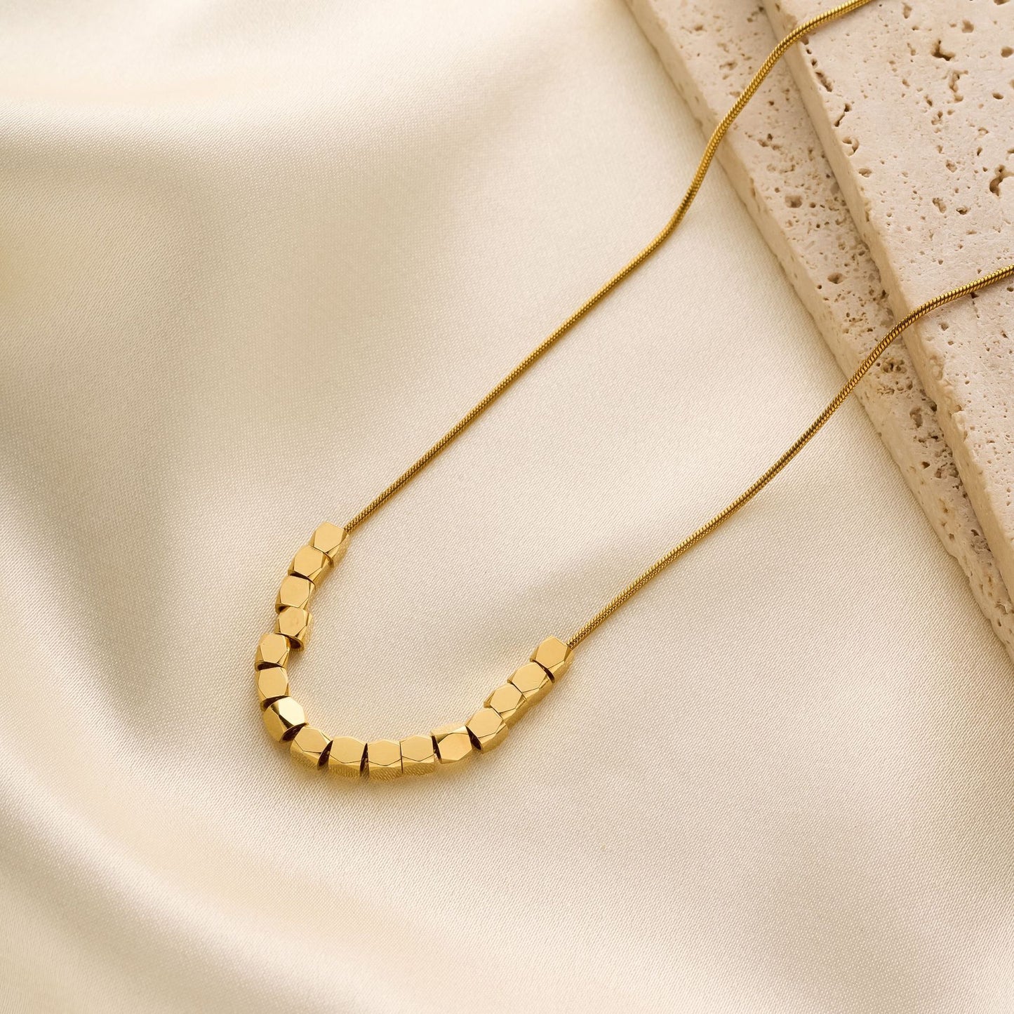 Silver Snake Bone Collarbone Chain