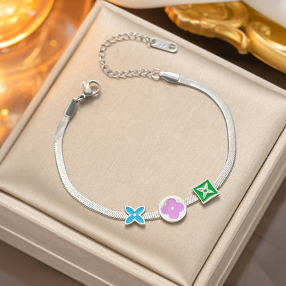 French Minimalist Geometric Necklace - Versatile and Elegant for Women