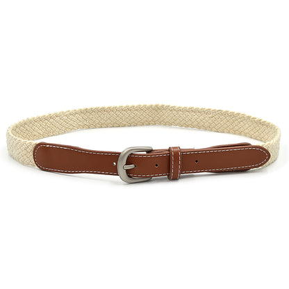 Casual woven belt