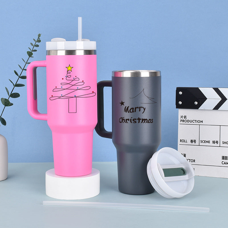 Christmas Series 40oz Double Layer Stainless Steel Thermos Cup