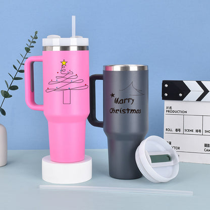 Christmas Series 40oz Double Layer Stainless Steel Thermos Cup