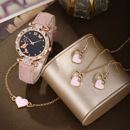 Watch Love Cat Claw Jewelry Set